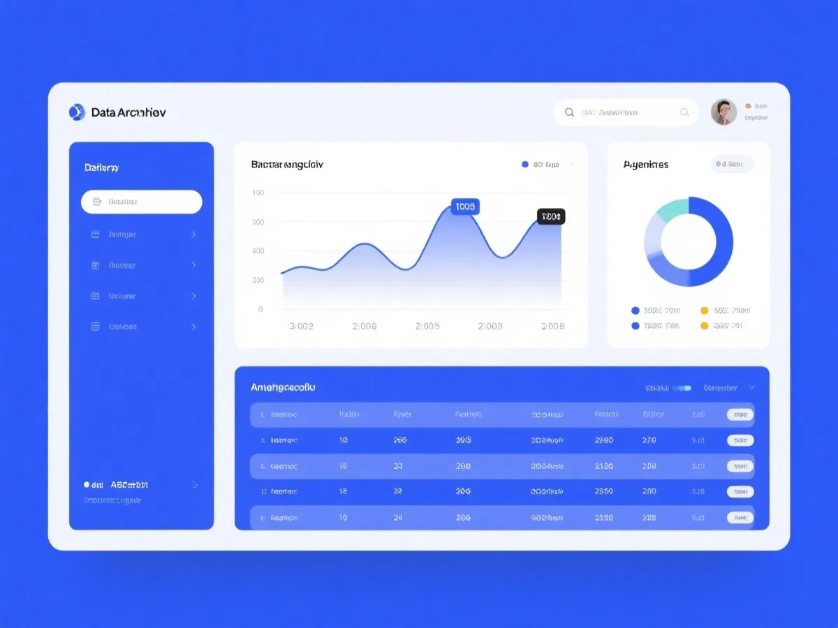 歷史數據查詢與分析介面示意圖