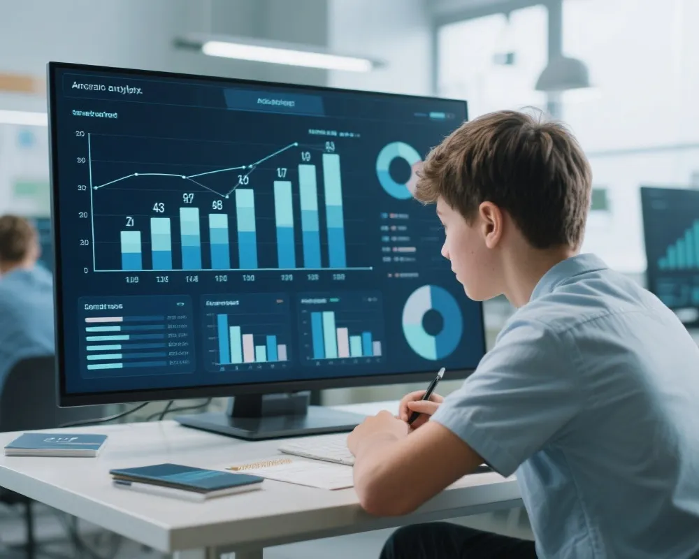 數據閱讀與走勢研究學習情境示意