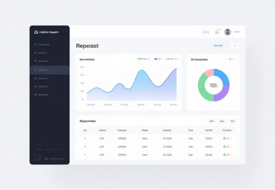 數據分析介面示意